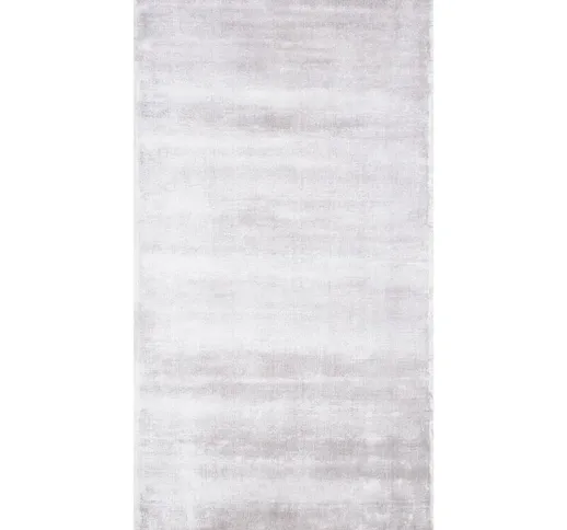 Tappeto a pelo corto grigio chiaro 80 x 150 cm GESI II