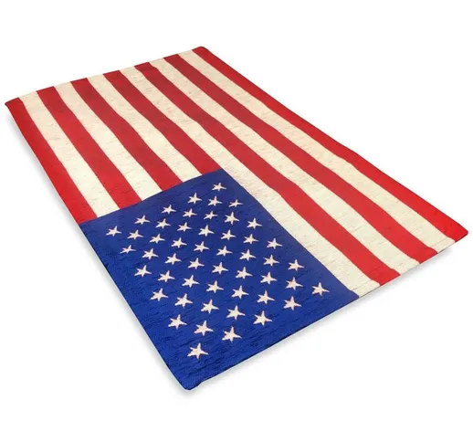TAPPETO BANDIERA AMERICANA FLAG AMERICA ANTISCIVOLO Cm. 50x90