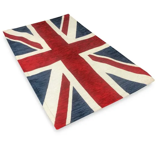 TAPPETO BANDIERA INGLESE FLAG INGHILTERRA ANTISCIVOLO Cm. 140x190