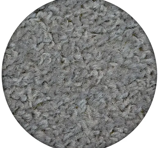 Tappeto cerchio eton argento gray rotondo 150 cm