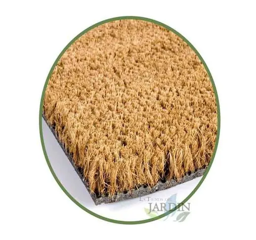 Tappeto in cocco naturale 1 x 12 m. Altezza filettatura 20 mm