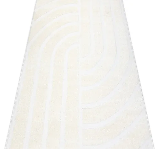 Tappeto moderno mode 8631 geometrico crema beige 140x190 cm
