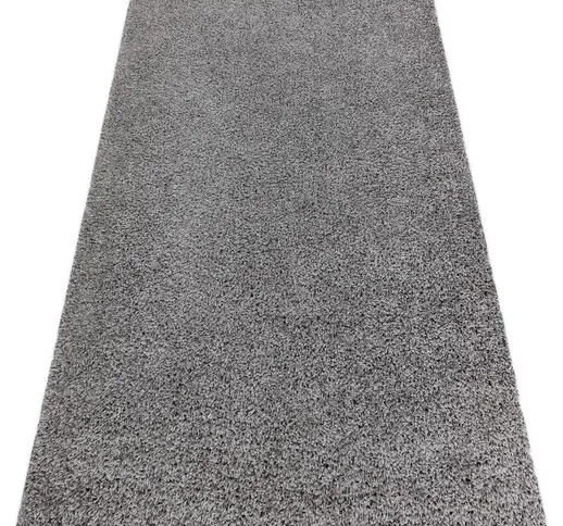 Rugsx - Tappeto SOFFI shaggy 5cm grigio Toni grigio e argento 140x190 cm