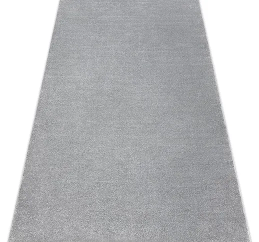 Tappeto softy un colore grigio gray 140x190 cm