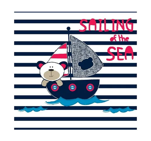 Tappeto Stampato Catch The Sea - per Bambini - Arredo - Antiscivolo - da Soggiorno, Salott...
