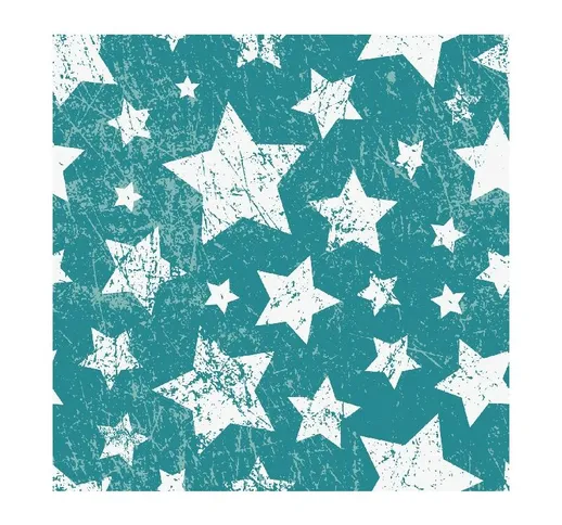 Tappeto Stampato Soft Stars - Geometrico - Arredo - Antiscivolo - da Soggiorno, Salotto, C...