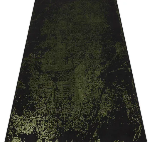Tappeto vinci 1524 moderno Ornamento vintage - Structural verde green 140x190 cm