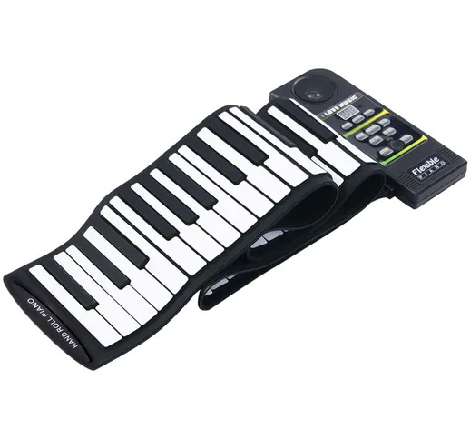 Tastiera per pianoforte elettronico a 88 tasti Piano flessibile in silicone con altoparlan...