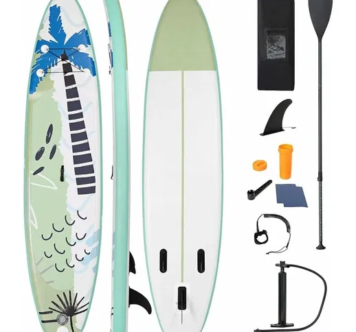 Costway - Tavola da Surf Gonfiabile Stand Up Paddle, Tavola da SUP con Accessori Completo...