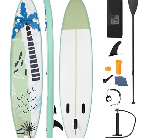 Costway - Tavola da Surf Gonfiabile Stand Up Paddle, Tavola da SUP con Accessori Completo...