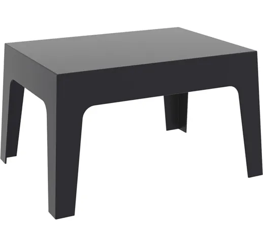 Tavolino da appoggio BOX 70 x 50 cm Nero