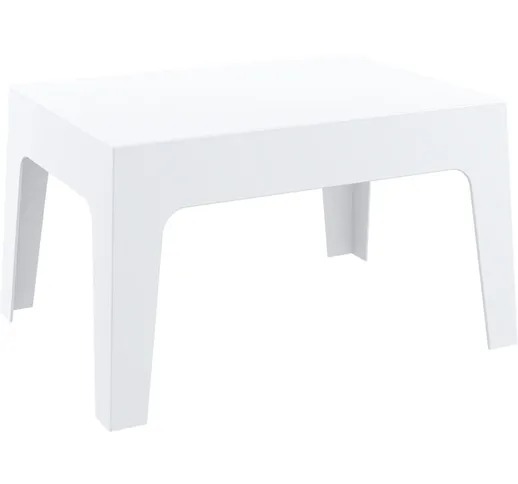 Tavolino da appoggio BOX 70 x 50 cm Bianco