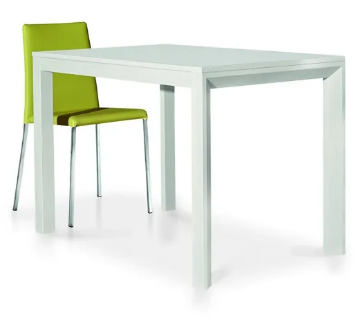 Tavolo allungabile bianco frassinato 110×70 - Bianco