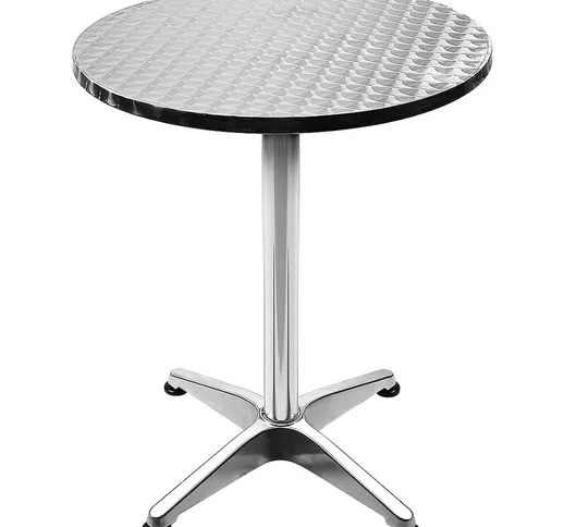 Tavolo alto da bistrot bar in alluminio Regolazione in altezza 70/110 cm Ø 60 cm Mobili da...