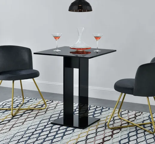 [en.casa] - Tavolo da Cucina di Forma Quadrata 65 x 65 x 78 cm Tavolo da Pranzo per Monolo...