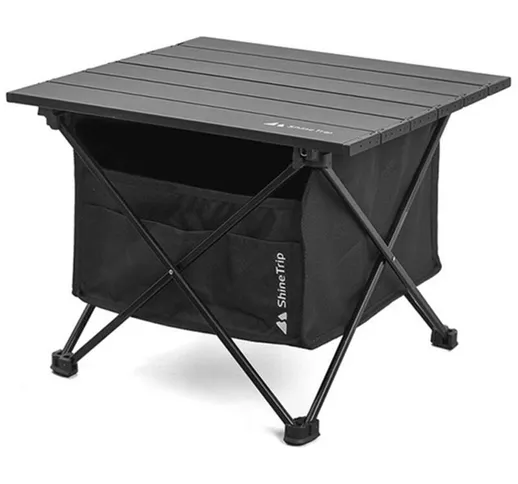 Tancyco - Tavolo da picnic pieghevole da esterno con tasca sul sedile Scrivania da campegg...