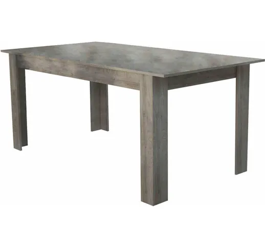 Milani Home - tavolo da pranzo allungabile in legno di design per sala da pranzo 140/180 x...