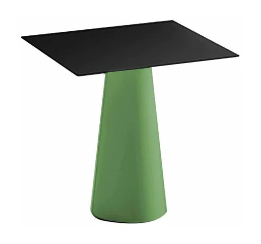 Tavolo da pranzo quadrato design moderno giardino terrazza Fura T1-DQ Colore: Verde - Colo...