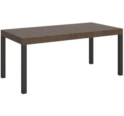 Tavolo Caserta allungabile in legno per sala da pranzo -90 x 180/440 cm / Allungabile / No...