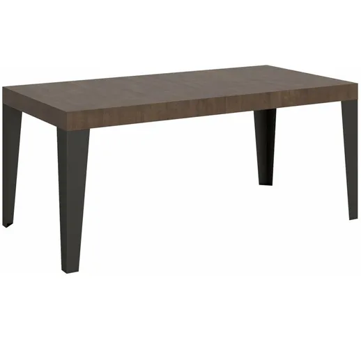 Tavolo Bolzano allungabile in legno per sala da pranzo -90 x 180 cm / Fisso / Noce