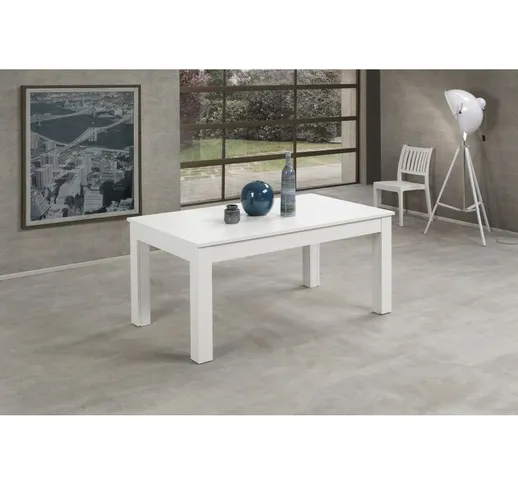 Tavolo Lipsia 130 x 90 allungabile 290 cm | Bianco
