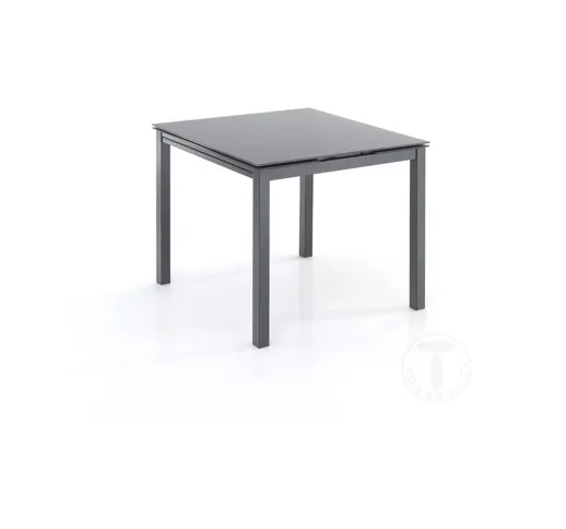 Tomasucci - tavolo quadrato allungabile NEW DAILY 90 GREY