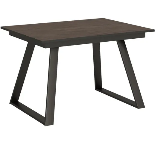 Itamoby - Tavolo Ragusa allungabile in legno per sala da pranzo -Allungabile fino a 180 cm...