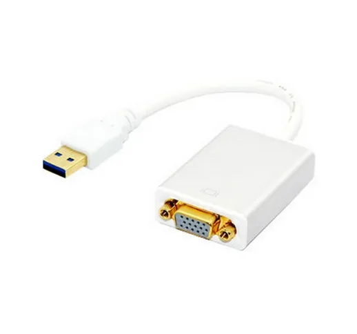 Techly Cavo Convertitore Adattatore da USB 3.0 a VGA