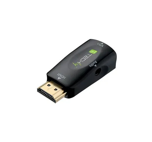 Mini Adattatore da HDMI a VGA con Audio - Techly