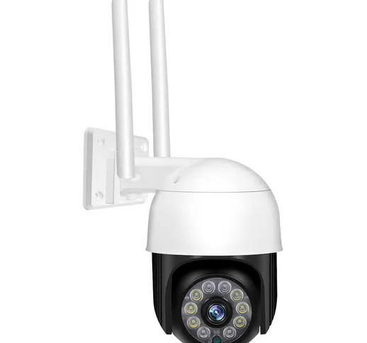Telecamera di sicurezza per esterni, sistema di telecamere di sicurezza domestica a 360 ¡ã...