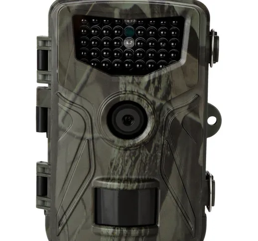 Telecamera per animali selvatici WiFi con rilevatore di movimento 4K Telecamera da caccia...