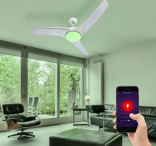Etc-shop - Telecomando per ventilatore da soffitto Smart Home Lampada app Google Alexa dim...