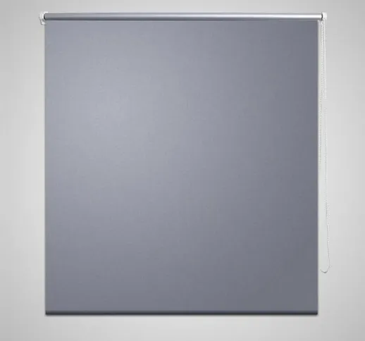 Tenda a Rullo Buio totale 100% 120 x 175 cm con catena di trazione vari colori colore : GR...