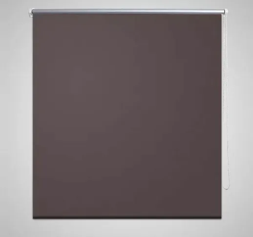 Decdeal - Tenda a Rullo Oscurante 140 x 175 cm Caffè