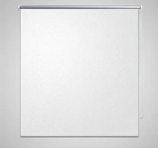 Decdeal - Tenda a Rullo Oscurante 160 x 175 cm Bianco