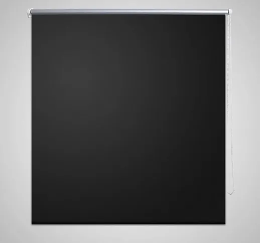 Vidaxl - Tenda a rullo oscurante buio totale 80 x 175 cm Nera