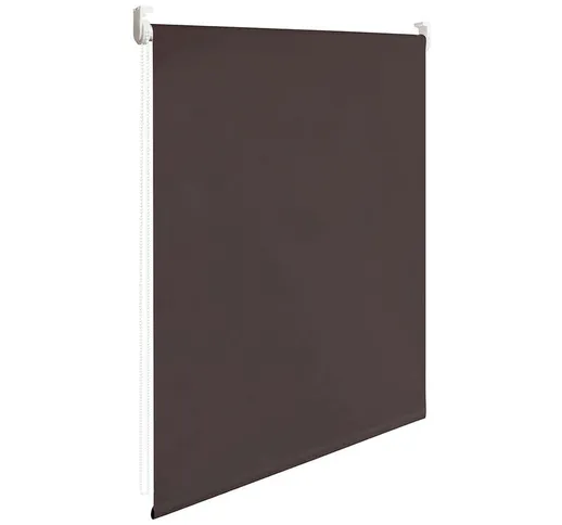 Tenda a rullo oscurante, tenda oscurante, tenda a rullo opaca(90 x 200 cm, marrone) - Marr...