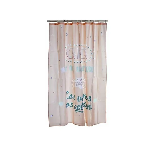 Tenda da Doccia DKD Home Decor Canta Poliestere (180 x 200 cm)