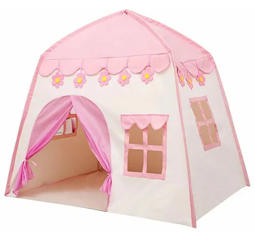 Tenda da gioco per bambini Princess Castle Tenda da gioco in tessuto Oxford Grande casetta...