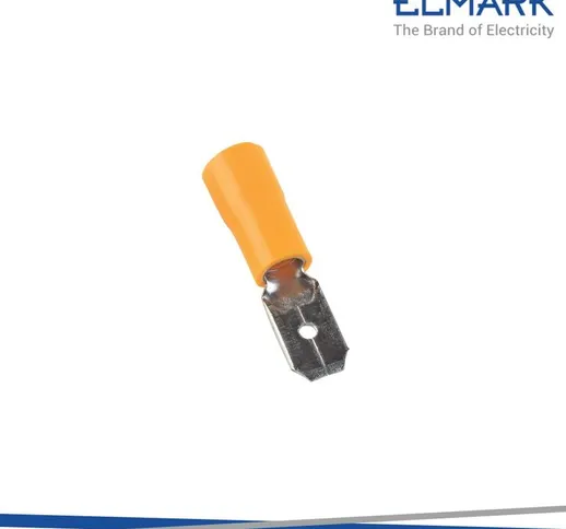 Elmark - terminali cavi isolati mdd maschio 5.5-250/GIALLO 100PZ