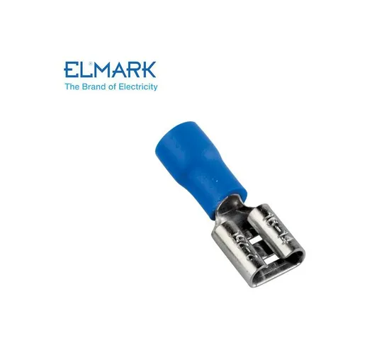 Elmark - terminali isolati fdd femmina blister 100PZ 2-250/BLU