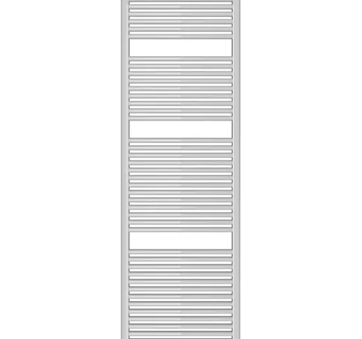 Termoarredo scaldasalviette in acciaio inox 75x180 interasse 70 cm mod. Monica