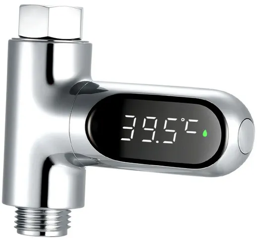 Termometro digitale per doccia ℃/℉ Monitor della temperatura del bagno Termometro dell'acq...