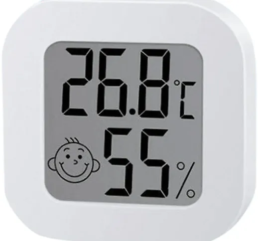Tancyco - Termometro igrometro per interni Monitor del misuratore di umidità con temperatu...
