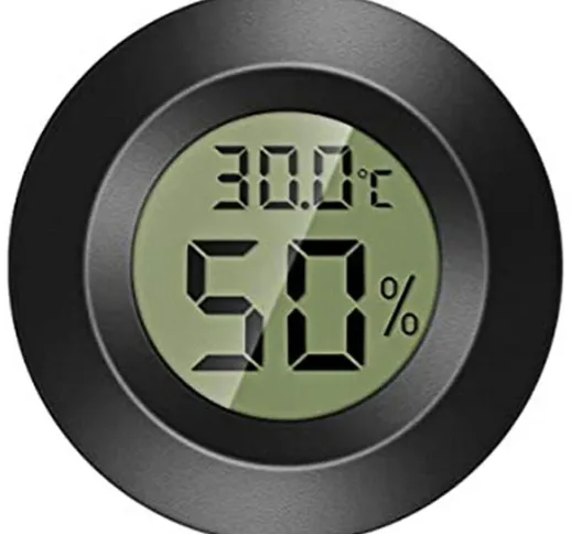 Termometro igrometro per interni Monitor del misuratore di umidità con temperatura -0 ℃ -5...