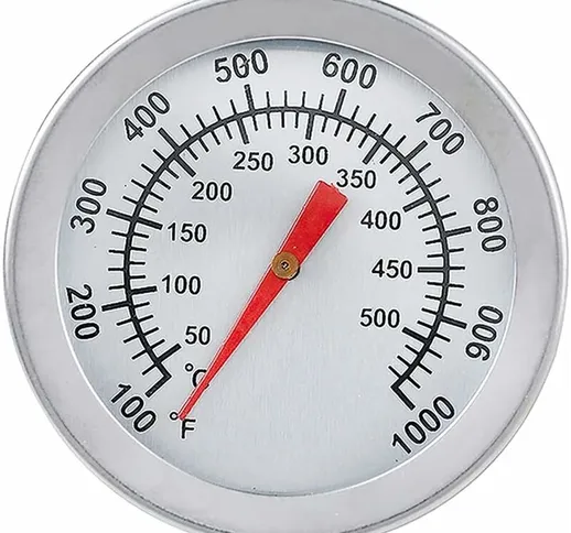 Qersta - Termometro per barbecue, termometro per forno in acciaio inossidabile Termometro...
