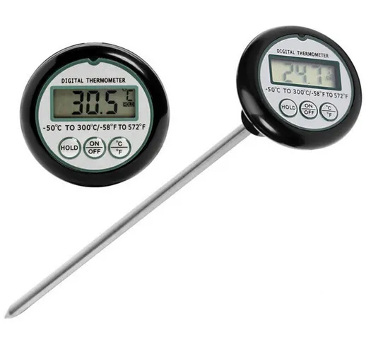 Termometro per griglia con sonda Termometro per alimenti da cucina digitale Indicatore di...
