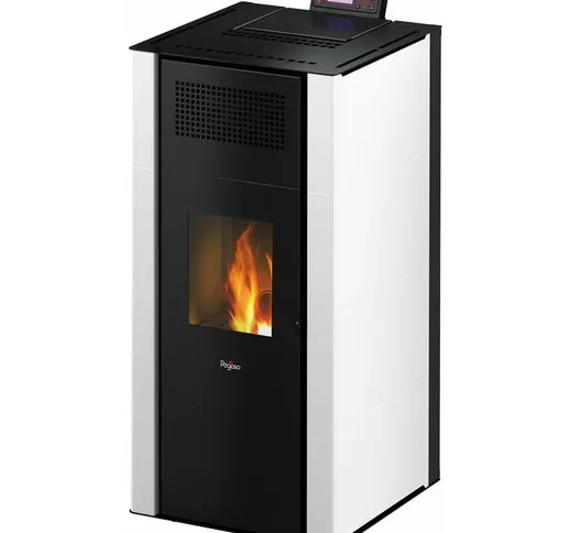 TERMOSTUFA A PELLET 'MIRA 22' Colore bianco