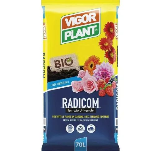Vigorplant - radicom 70 l. - terriccio con concime organico bio