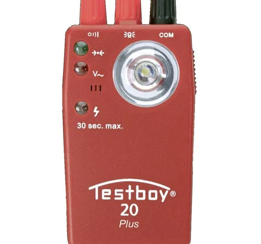 Testboy - 20 Plus Tester continuità cat ii 300 v led, Acustico